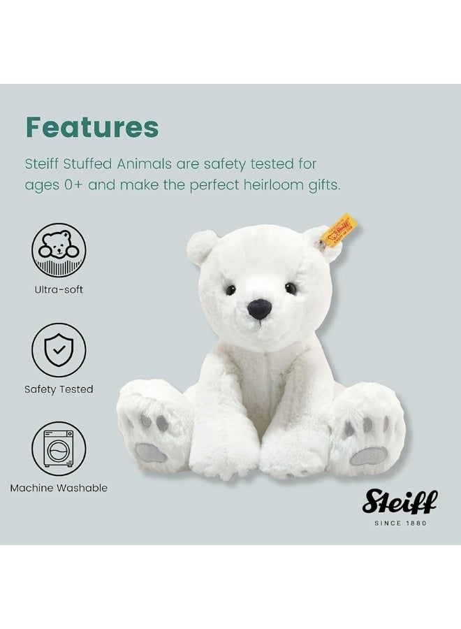 Steiff Lasse Polar Bear Premium Polar Bear Stuffed Animal Polar Bear Toys Stuffed Polar Bear Polar Bear Plush Cute Plushies Plushy Toy for Girls Boys and Kids Soft Cuddly Friends White 11