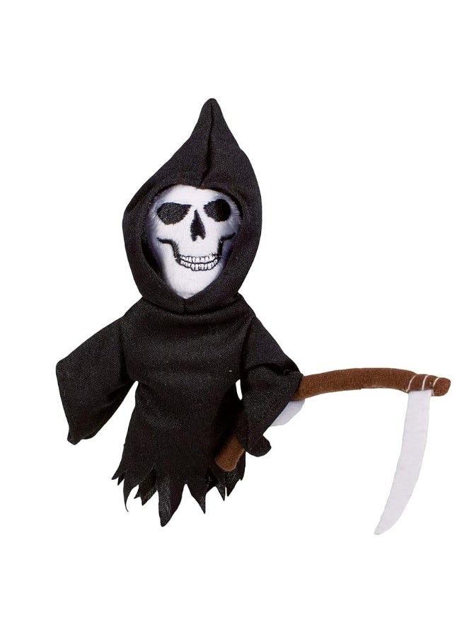 Grim Reaper Death Plush Finger Puppet and Refrigerator Magnet