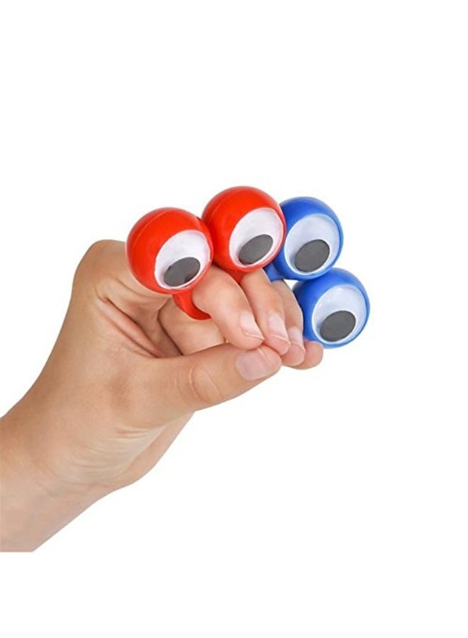 Large Eye Finger Puppets (12/Pack) Novelty