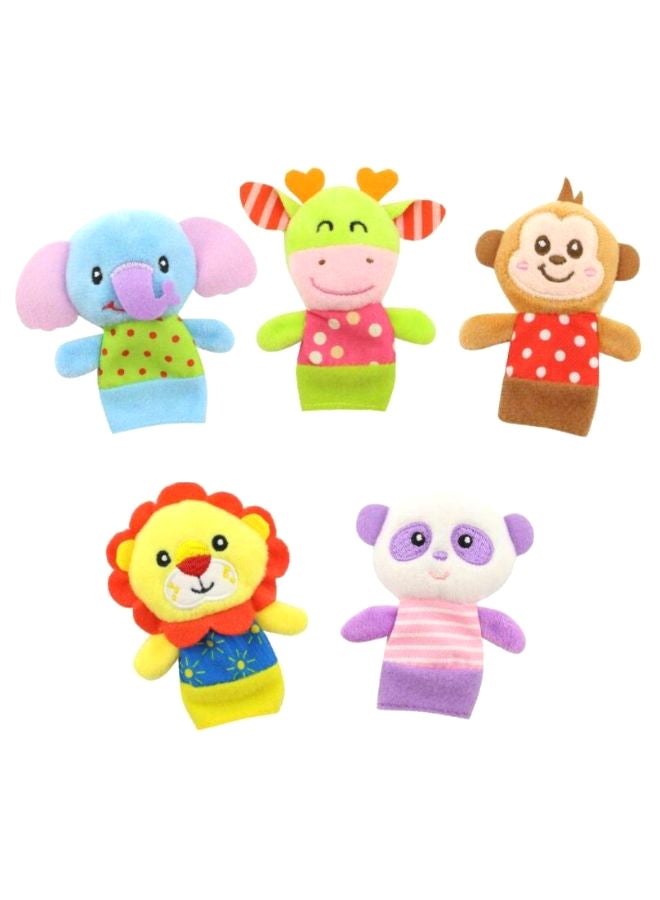 5-Piece Plush Stuffed Hand Puppet Toy Set 80centimeter