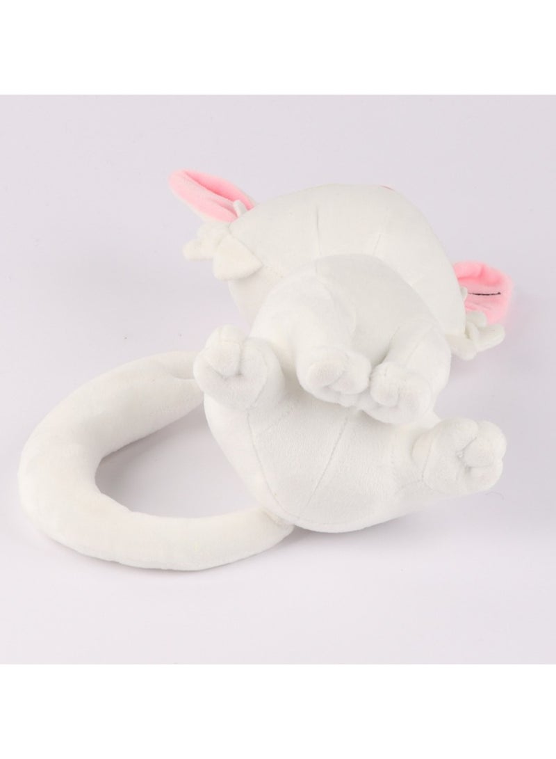 28 CM Cute Cartoon White Cat Soft Plush Toy For Girls And Boys All Ages Gift