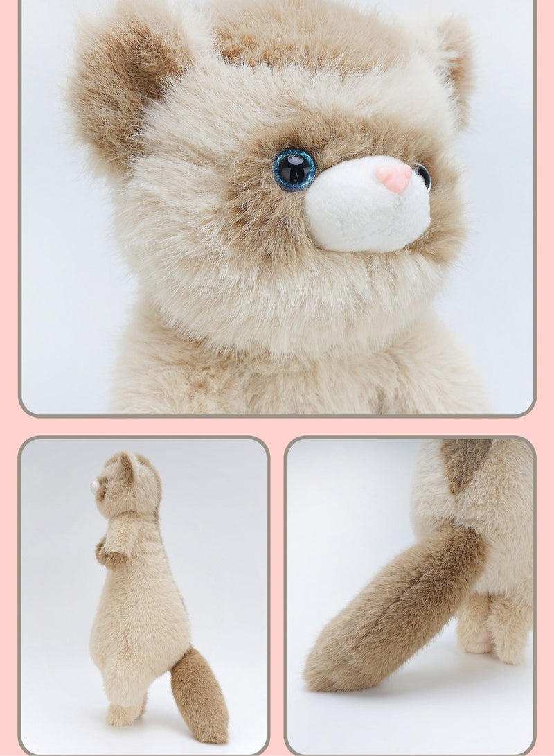 52 CM Cute Mink Soft Animals Plush Toy For Girls And Boys All Ages Gift （Brown）