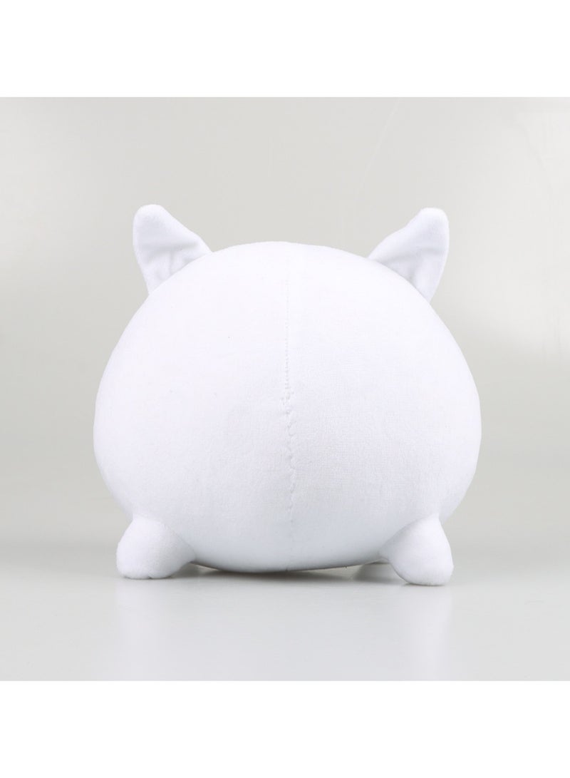 20 CM Cute White Cat Plush Toy Soft Stuffed Animal Doll For Girls And Boys All Ages Gift