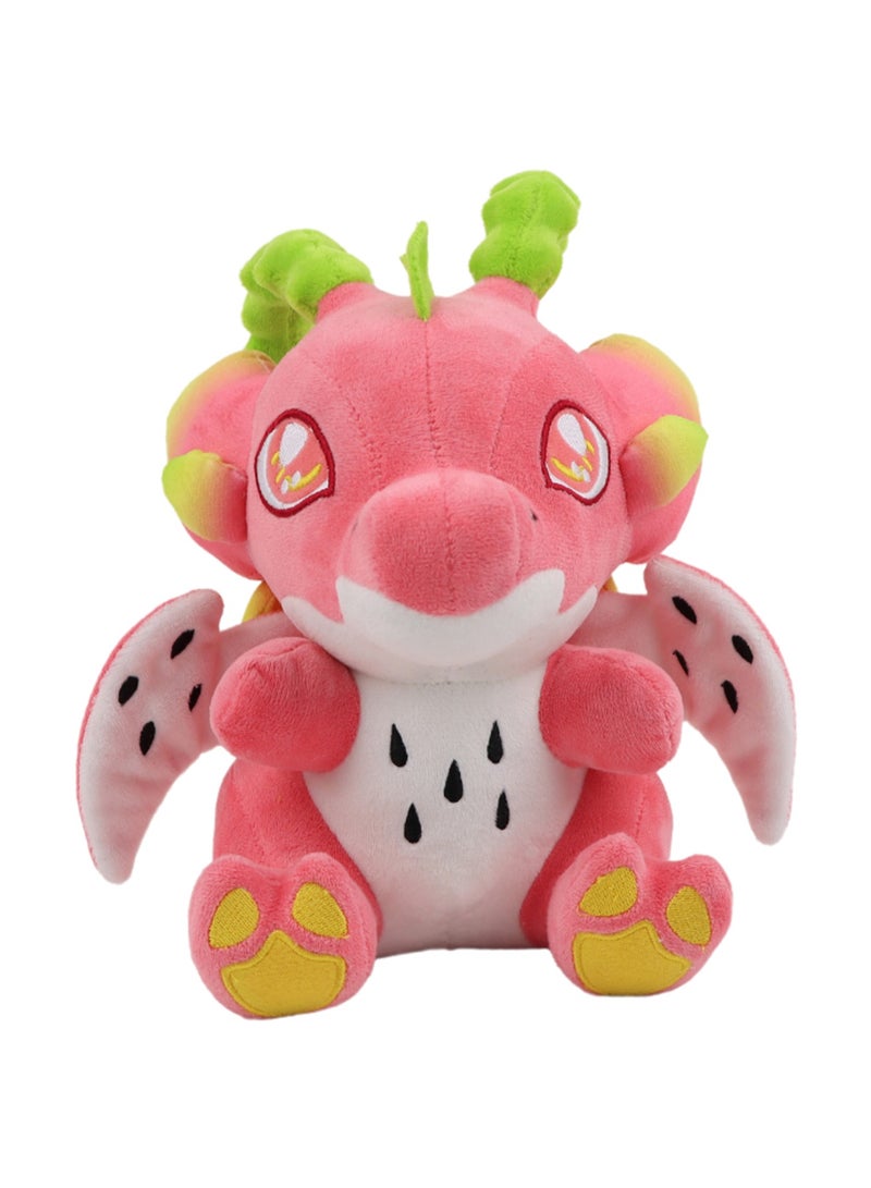 25 CM Cute Dragon Fruit Dinosaur Plush Toy Soft Stuffed Doll For Girls And Boys All Ages Gift