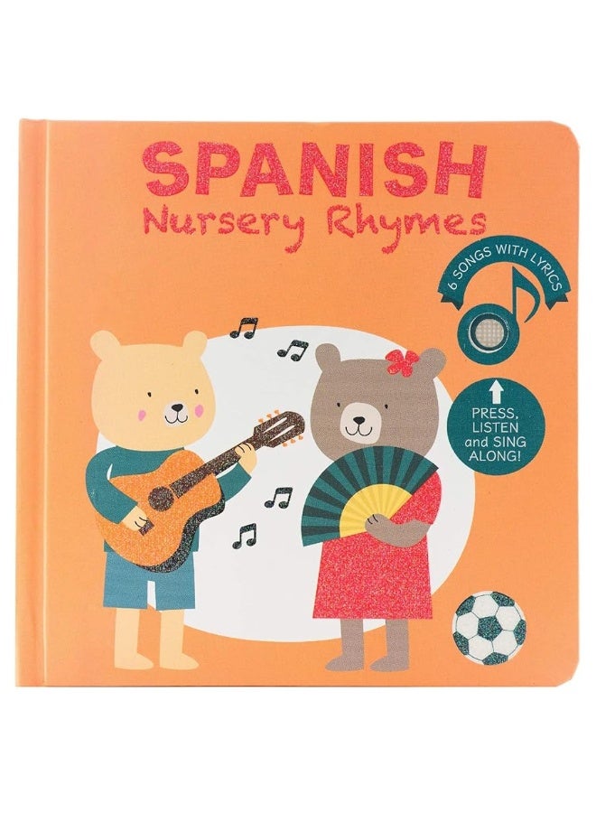 Cali's Books Spanish Nursery Rhymes. Spanish Baby Books with 6 Songs - Libros en espaÃ±ol para NiÃ±os y Bebes. Books for 1 Year Old - Learn Spanish for Kids - Musical Books for Toddlers 1-3