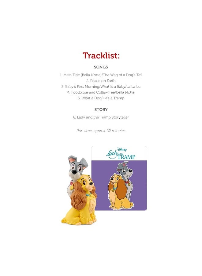 Tonies Lady and The Tramp Audio Play Character from Disney