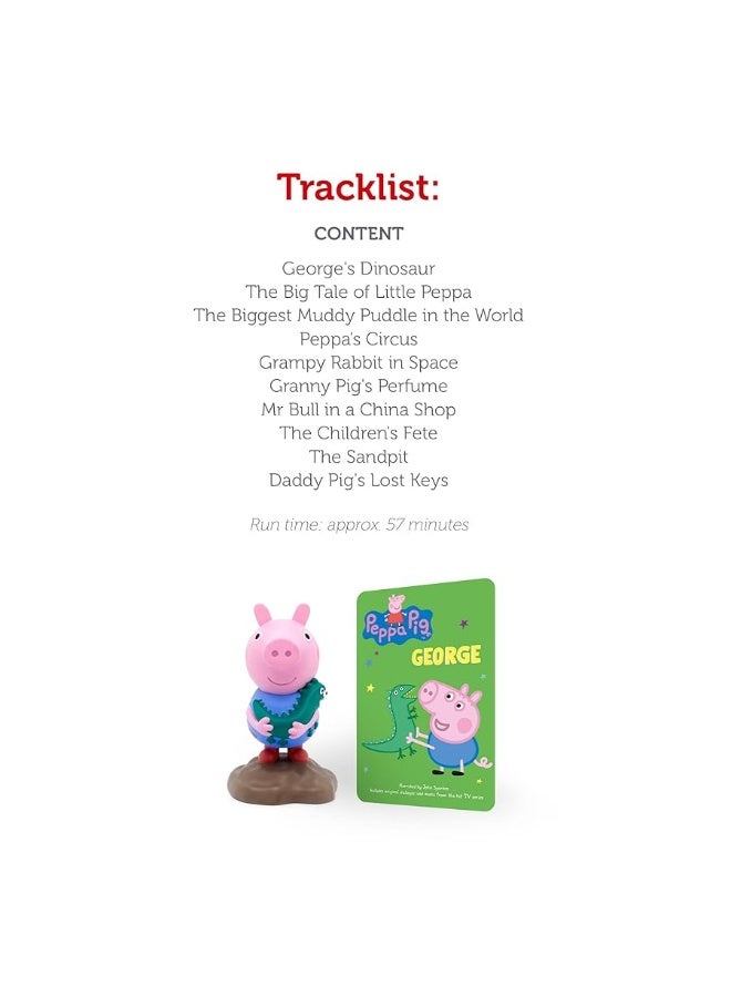 Tonies George Audio Play Character from Peppa Pig