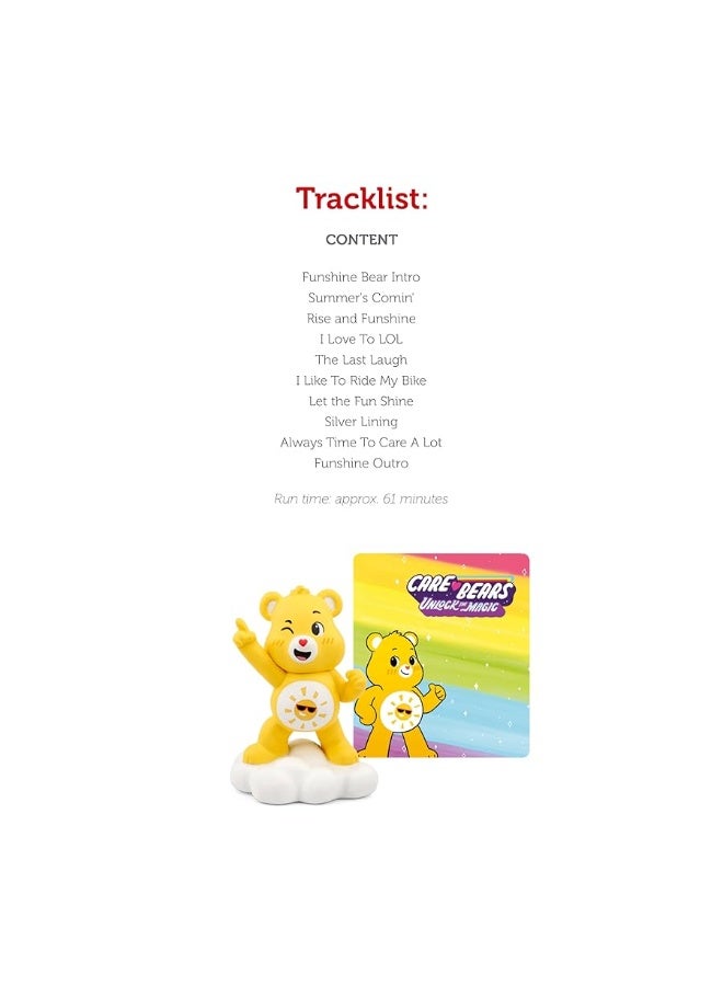 Tonies Funshine Bear Audio Play Character from Care Bears