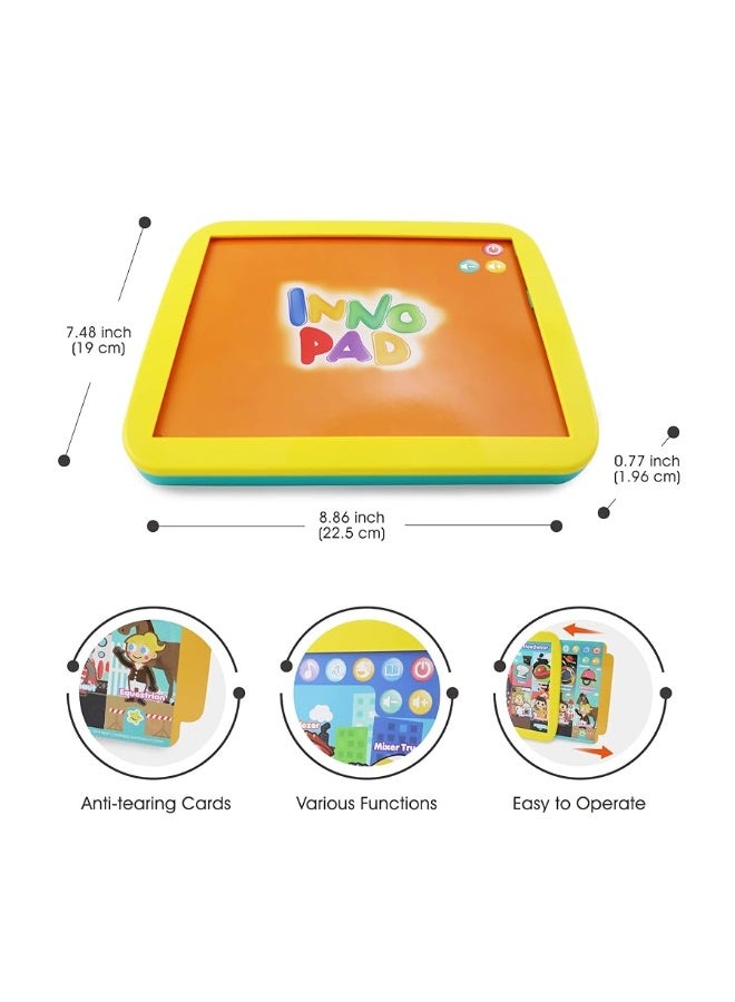 BEST LEARNING INNO PAD Smart Fun Lessons - Educational Tablet Toy to Learn Alphabet, Numbers, Colors, Shapes, Animals, Transportation for Toddlers Ages 2 to 5 Years Old | Boy or Girl Birthday Gift