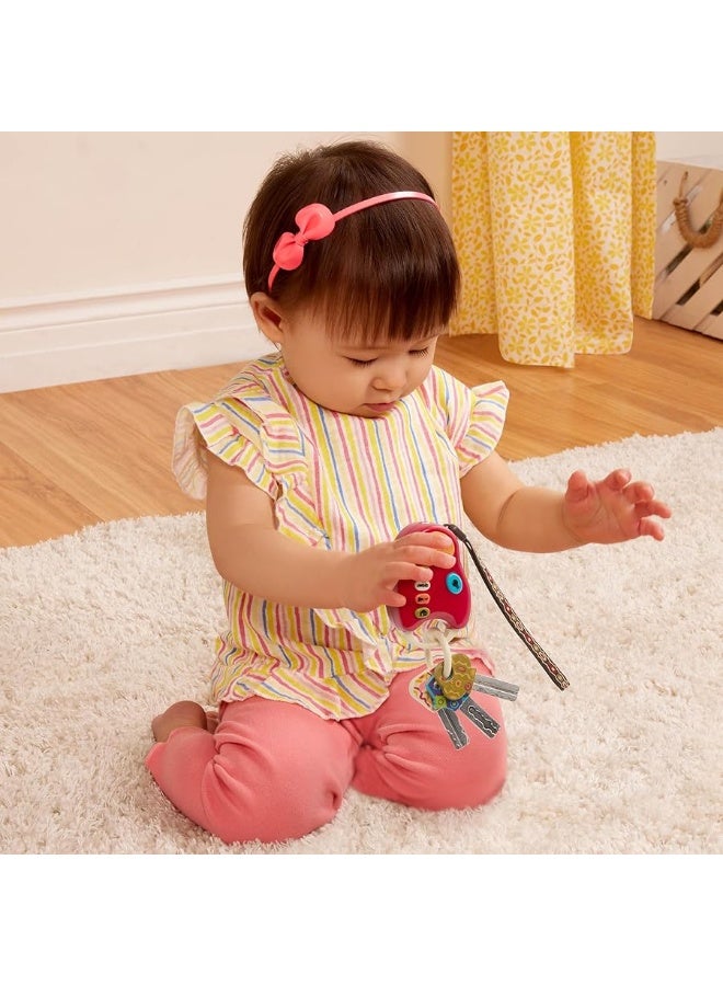 B. toys- FunKeys- Pretend Play- Toy Keys For Toddlers and Babies, Red- 10 Months +