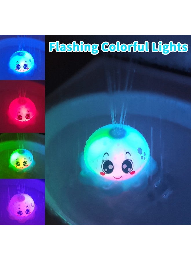 Octopus Light Up Baby Bath Toys For Kids Pool Water Toys Sprinkler Bathtub Toy For Toddlers