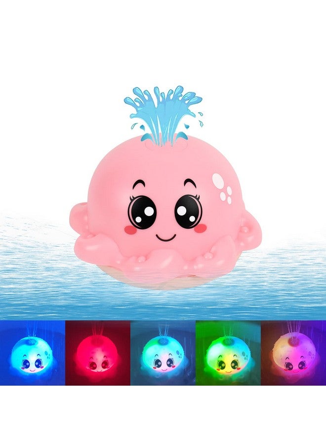 Octopus Light Up Baby Bath Toys For Kids Pool Water Toys Sprinkler Bathtub Toy For Toddlers