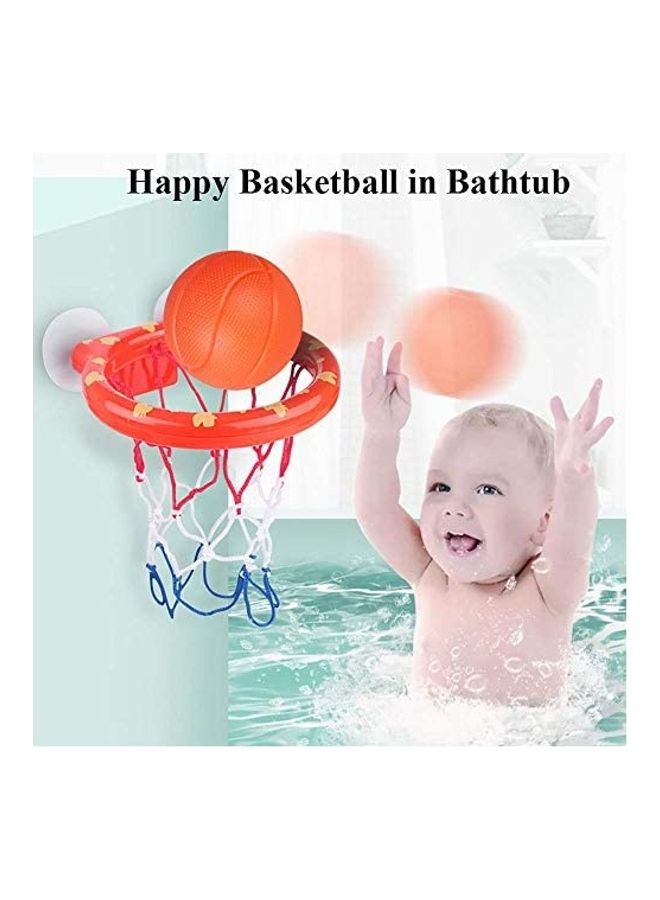 Basketball Hoop Bathtub Water Play Set