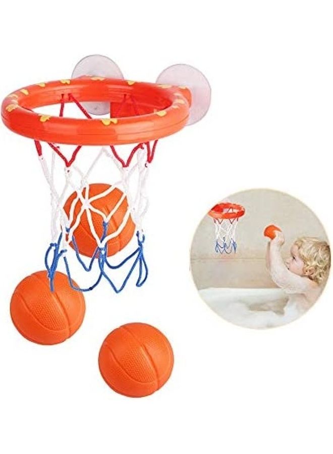 Basketball Hoop Bathtub Water Play Set