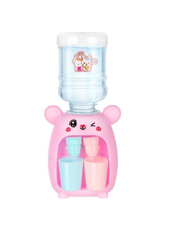 Kids Water Dispenser Toy Mini Water Machine Toy Children Lovely Water Dispenser Drink Water Machine Toy For Kids (Pink)