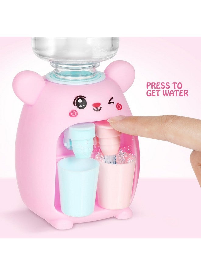 Kids Water Dispenser Toy Mini Water Machine Toy Children Lovely Water Dispenser Drink Water Machine Toy For Kids (Pink)