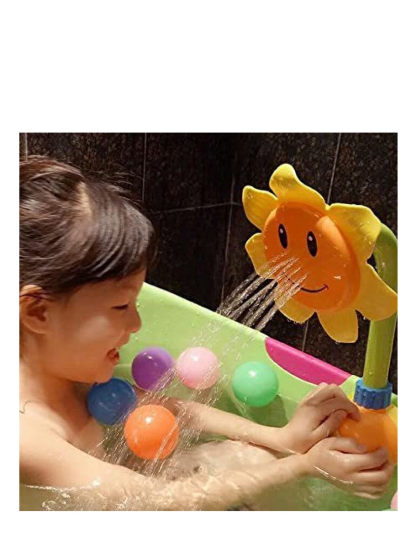 Baby Manual Press Water Spray Sun Shower Bath Water Toys