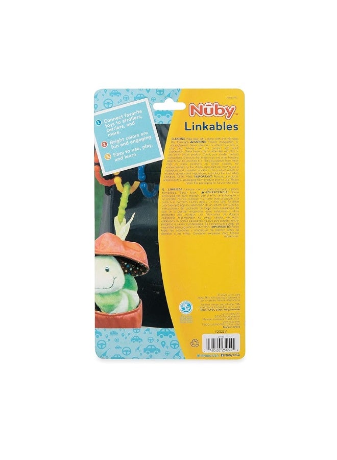 Nuby Linkables Car Seat Toy and Baby Stroller Accessories - 18-Count