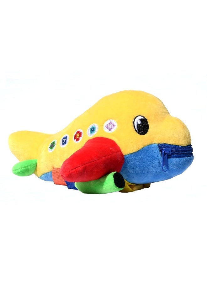 Buckle Toys  Bolt Airplane  Identify Shapes and Colors  Develop Fine Motor Skills  Storage for Small Items  Airplane Travel Essentials for Kids
