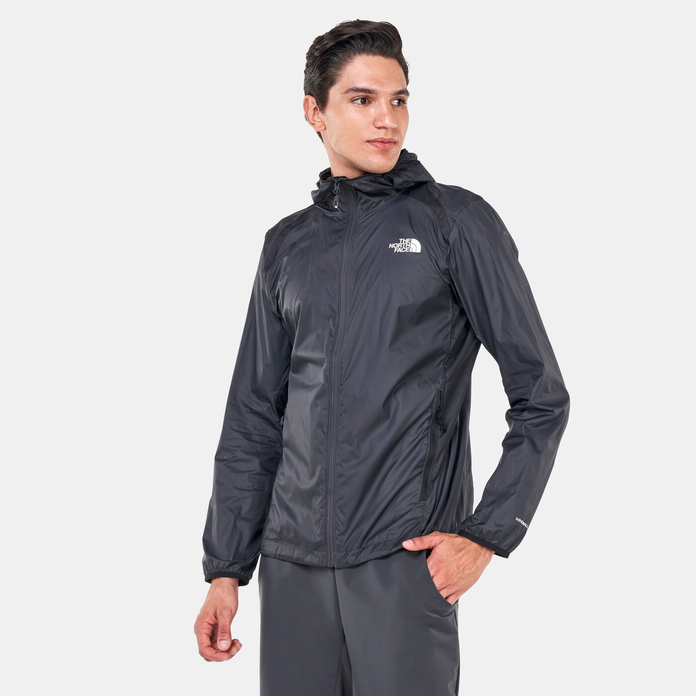 Men's Athletic Outdoor Full-Zip Wind Jacket