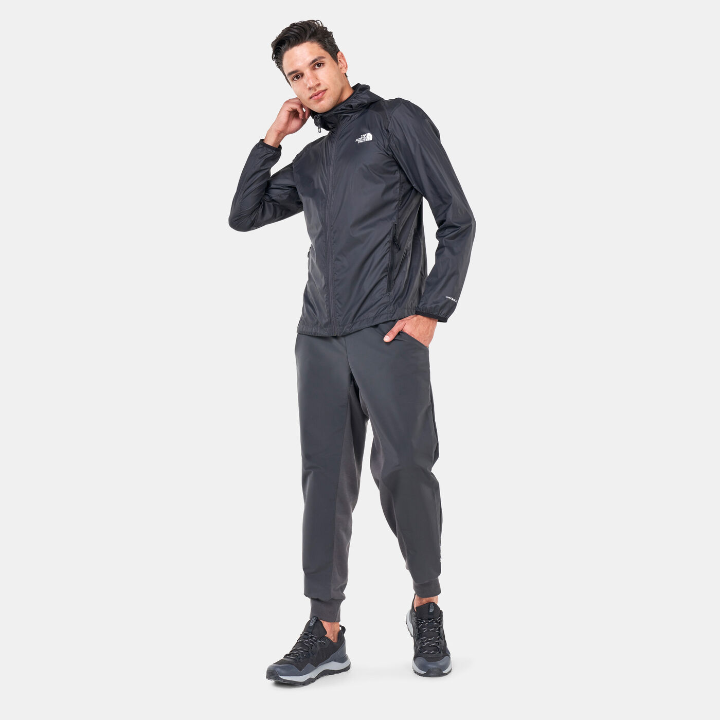 Men's Athletic Outdoor Full-Zip Wind Jacket