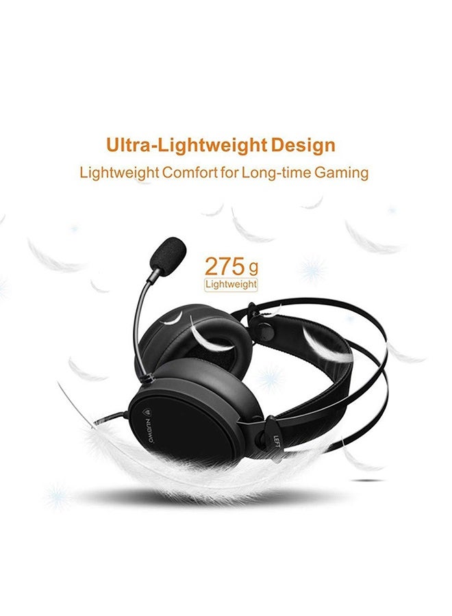 Deep Bass Over-Ear Gaming Wired Headphones With Mic For PS4/PS5/XOne/XSeries/Nintendo Switch And PC