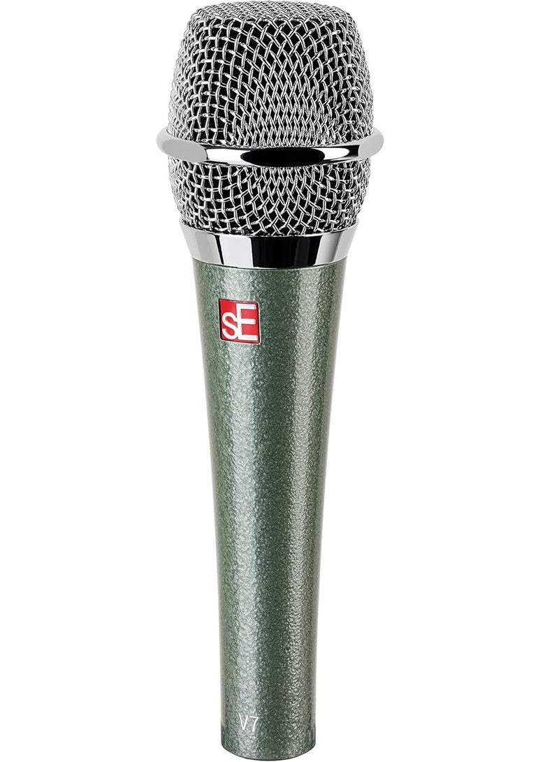 sE Electronics V7 Supercardioid Dynamic Handheld Vocal Microphone - Vintage Edition Supercardioid Dynamic Microphone with Integrated Shockmount and Internal Windscreen