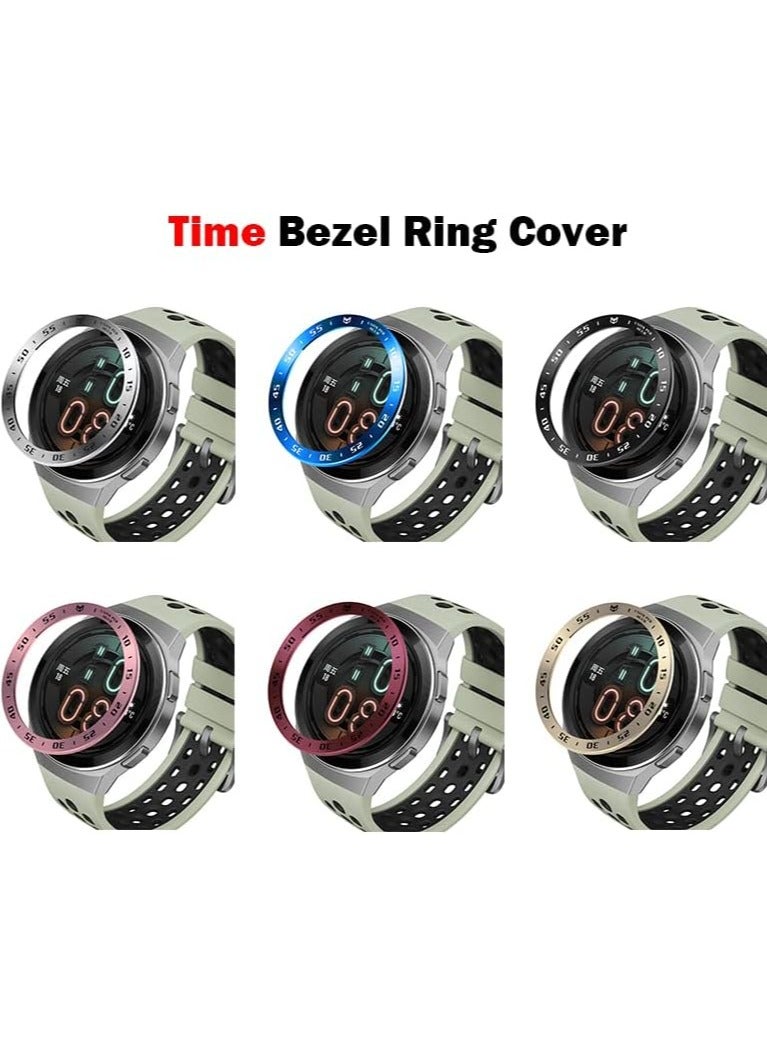 Smart Accessories - Bezel Ring For Huaweis Watch GT 2E Smart Watch Protective Stainless Steel Case Cover for GT2E Scratch Proof Protection Accessory