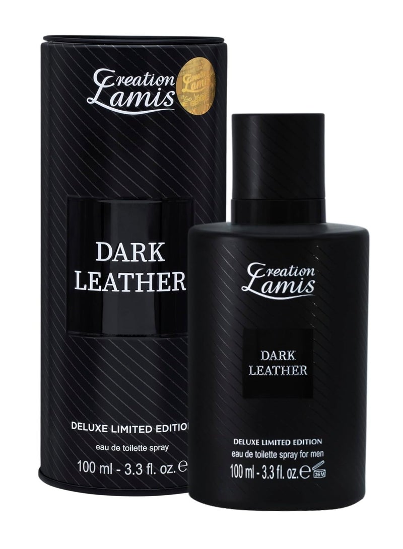 Dark Leather Eau de Toilette Unisex 100ml and Creation Lamis Deluxe Everyone Perfume de Toilette Spray  For Unisex 100ml (Combo Pack)