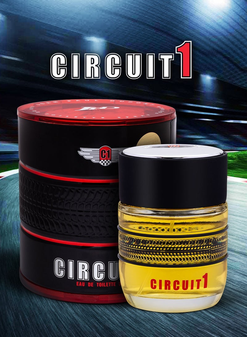 Circuit Red Eau de Toilette For Men 100ml +Jean Paul Dupont Circuit 1 Eau de Toilette For Men 100ml (Combo Pack)