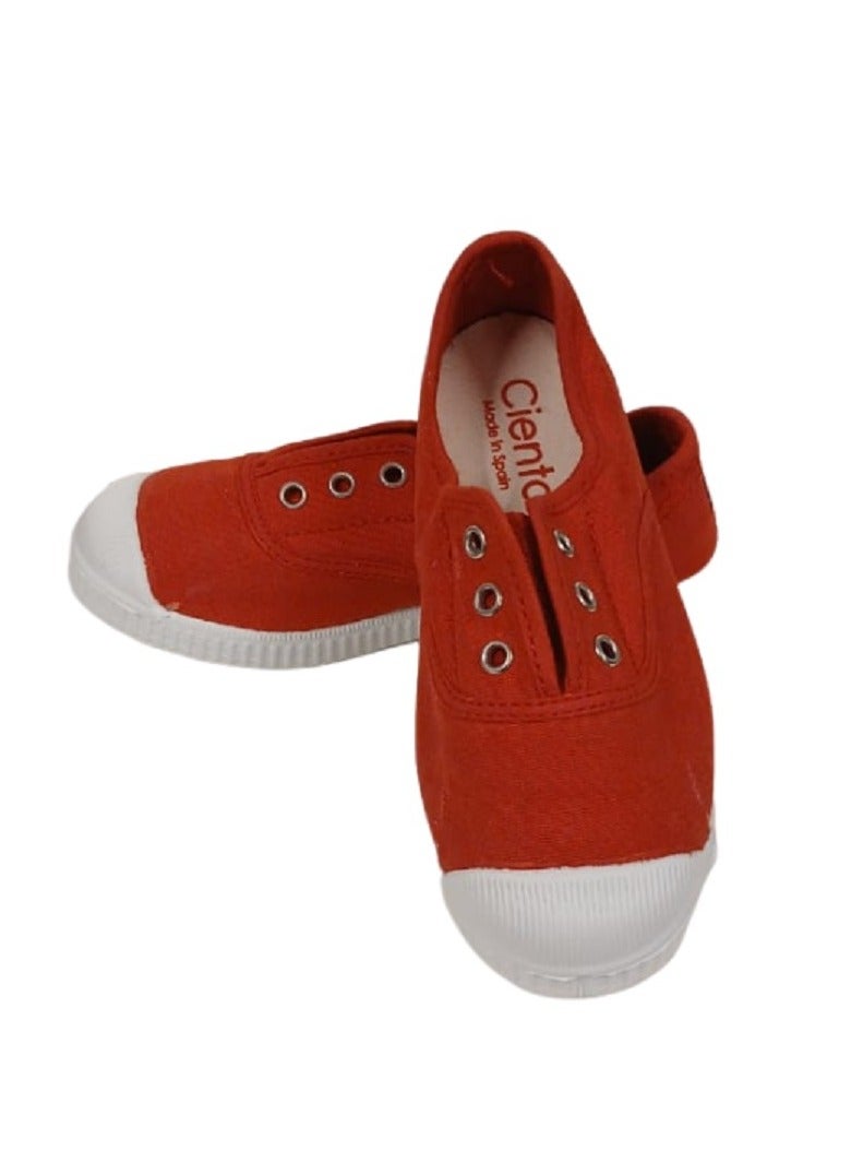 Pikkaboo Ceinta Rojo Eyelet Kids Shoes