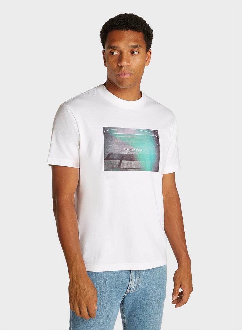 Graphic Crew Neck T-Shirt