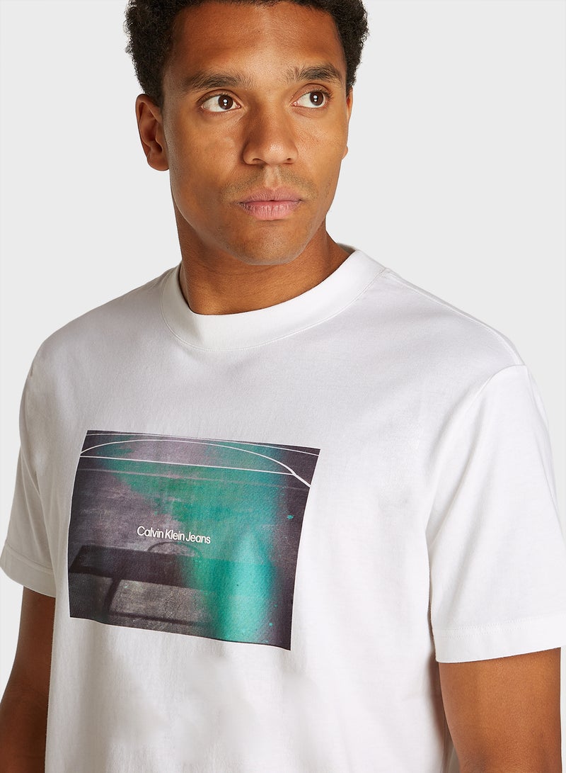 Graphic Crew Neck T-Shirt