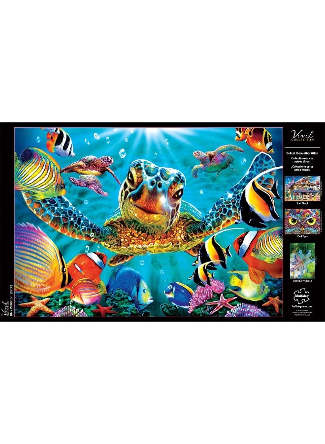 Buffalo Games - Vivid Collection - Tiny Bubbles - 300 Large Piece Jigsaw Puzzle , Blue