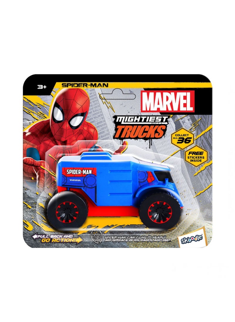 Marvel Pullback Mightiest Truck Spider Man