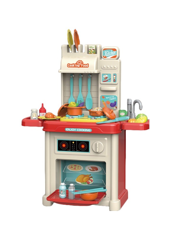 Little Learners - Mist Spray Kitchen Set W/ Light 44Pcs