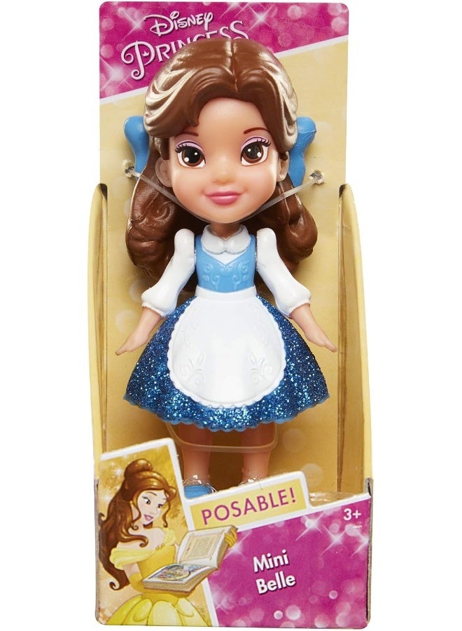 Disney Princess My First Mini Toddler Blue Dress Belle Poseable Doll