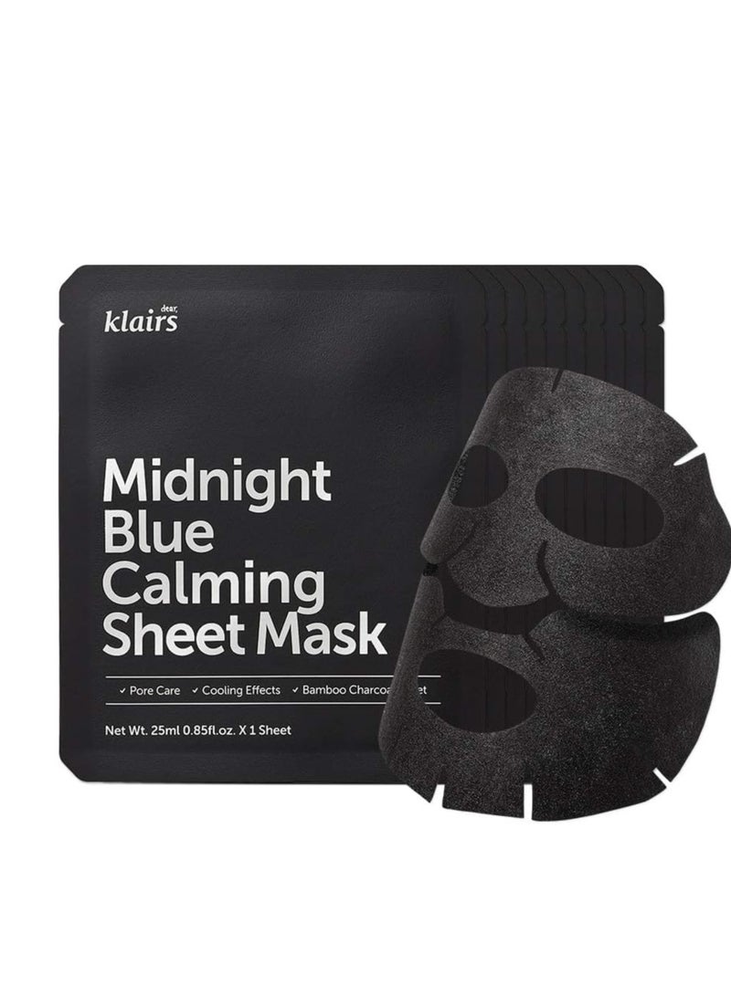 Midnight Blue Calming Sheet Mask, 1 Mask, 0.85 fl oz (25 ml)