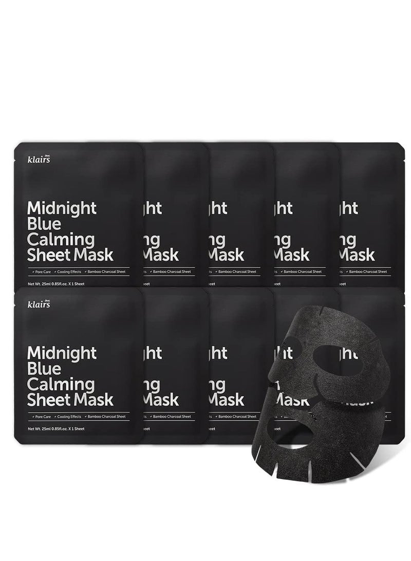 Midnight Blue Calming Sheet Mask, 1 Mask, 0.85 fl oz (25 ml)