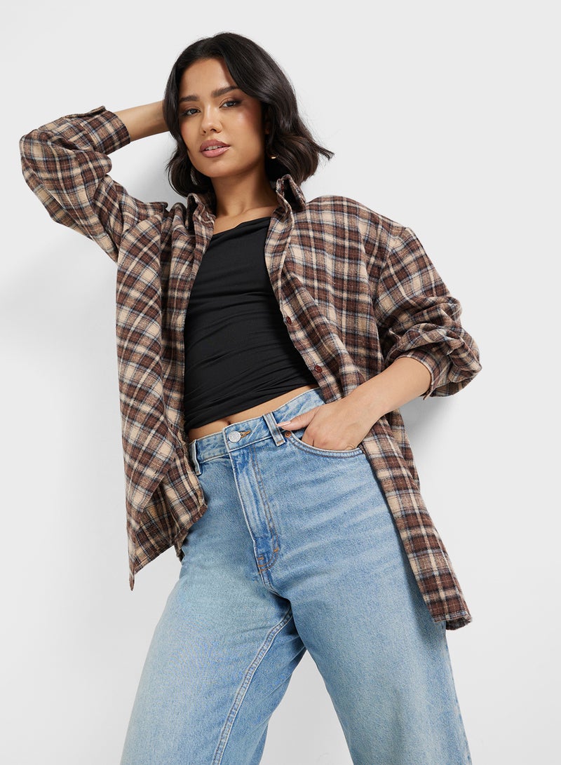 Oversize Checkered Vintage Shirt