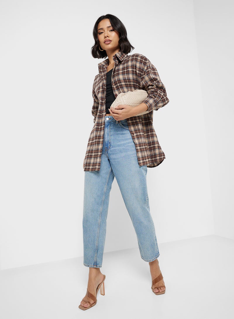 Oversize Checkered Vintage Shirt