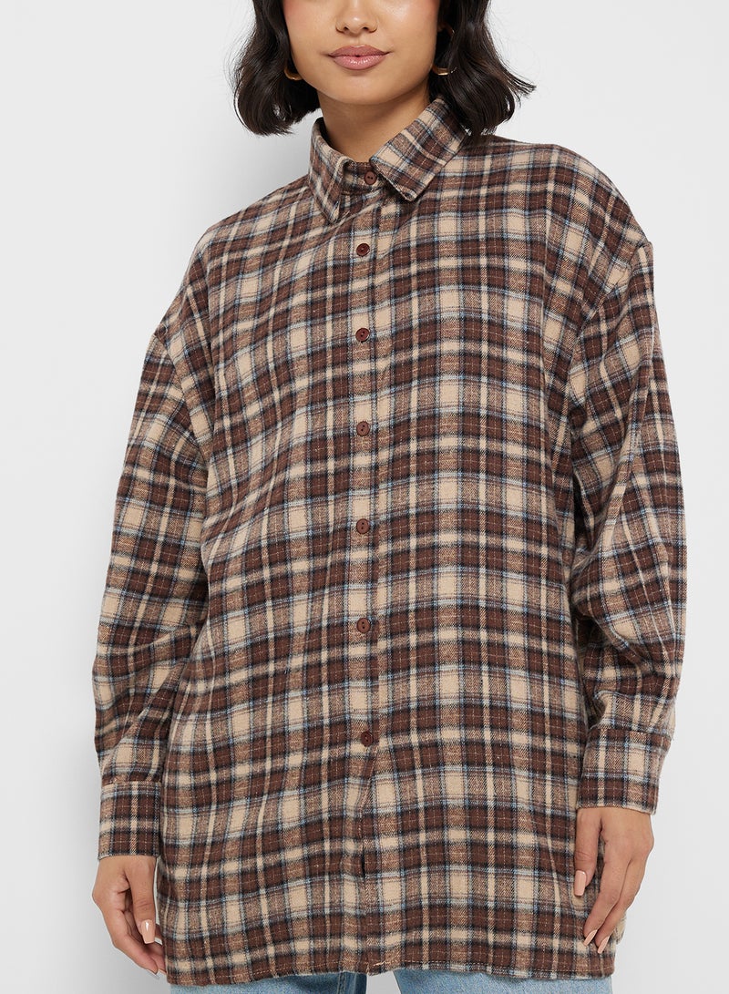 Oversize Checkered Vintage Shirt