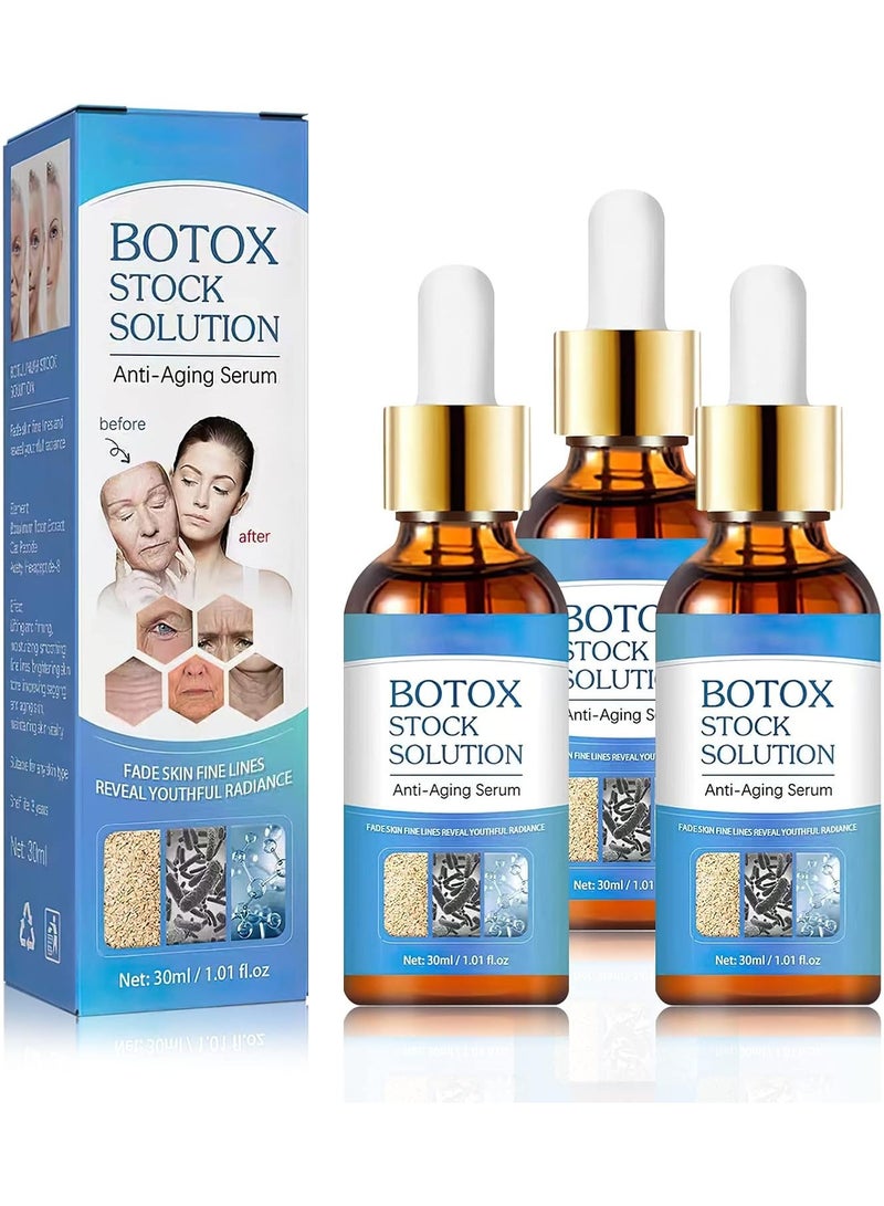 Anti Aging Serum, Anti-aging Collagen Serum for All Skin Types Suitable for All Skin Types, for Women&Men (3pcs)