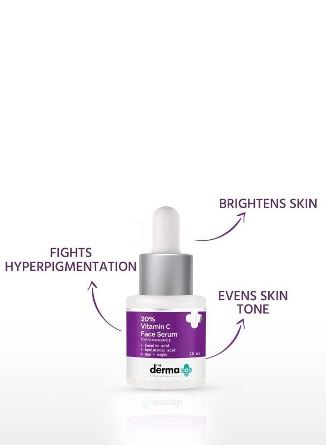 The Derma Co 20% Vitamin C Serum for Skin Radiance 20 ml