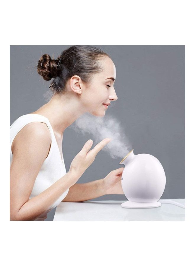 Portable Nano Facial Steamer White/Pink 100grams