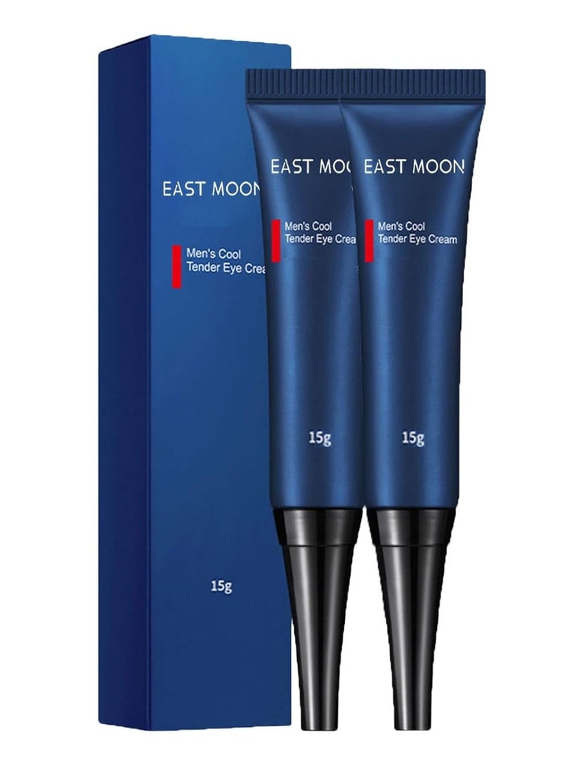 2pcs Lifting Eye Gel for Men, Peptide Eye Cream, Reduces Dark Circles, Under Eye Bags, 0.5 oz (15 g)