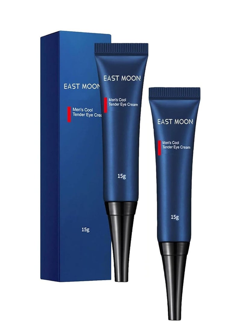 2pcs Lifting Eye Gel for Men, Peptide Eye Cream, Reduces Dark Circles, Under Eye Bags, 0.5 oz (15 g)