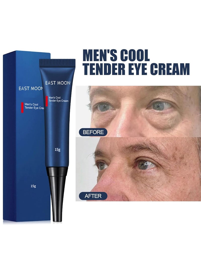 2pcs Lifting Eye Gel for Men, Peptide Eye Cream, Reduces Dark Circles, Under Eye Bags, 0.5 oz (15 g)