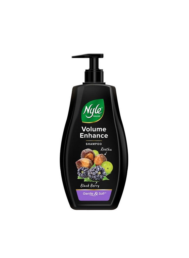 Naturals Volume Enhance Shampoo, With Blackberry, Reetha And Amla, Gentle & Soft Shampoo, Ph Balance And Paraben Free, For Men And Women, 800Ml