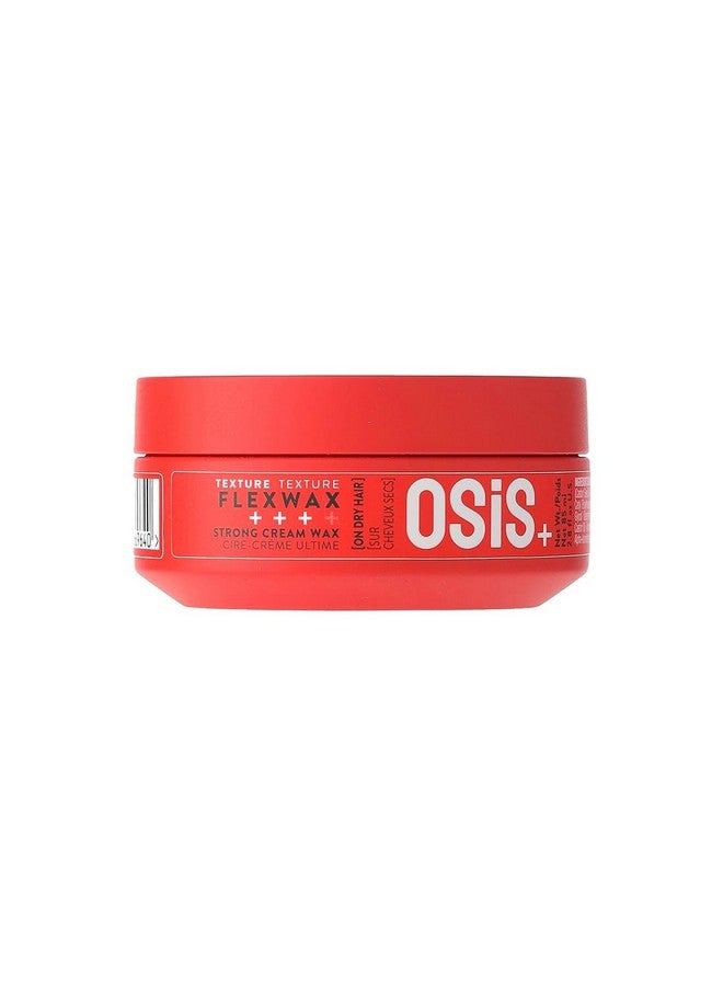 Osis+ Flexwax Strong Hair Styling Cream Wax I Provides Grip And Natural Shine I Easy To Apply And Wash | Medium Hold | Matte Finish With Volume | Suitable Of All Hair Types | For Men And Women | 85 Ml